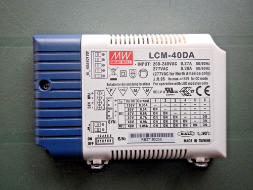 Mean well lcm 40da - mean, driver